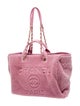 Chanel Medium Shearling Deauville Shopping Tote