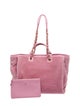 Chanel Medium Shearling Deauville Shopping Tote