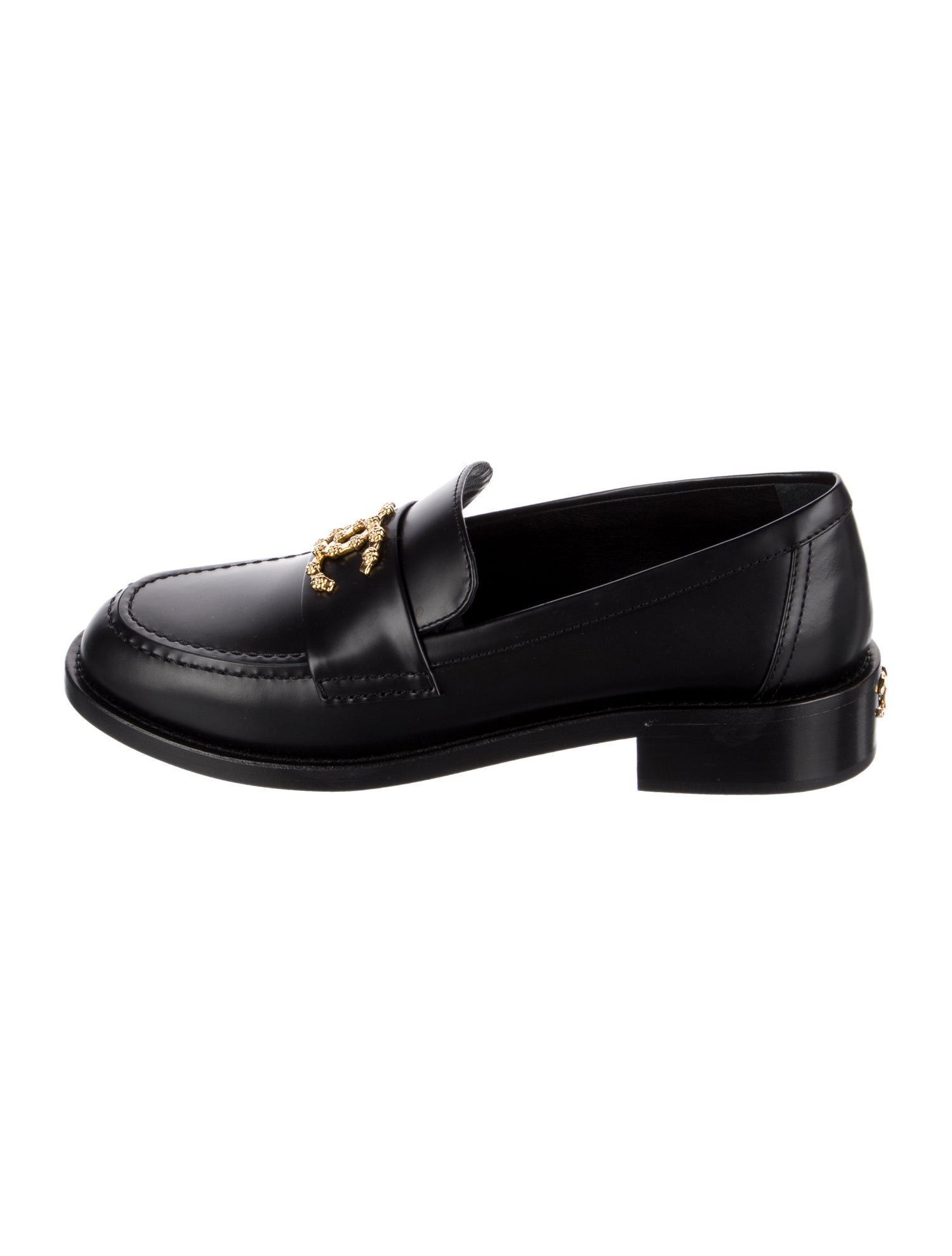Chanel 2024 Interlocking CC Logo Loafers w/ Tags