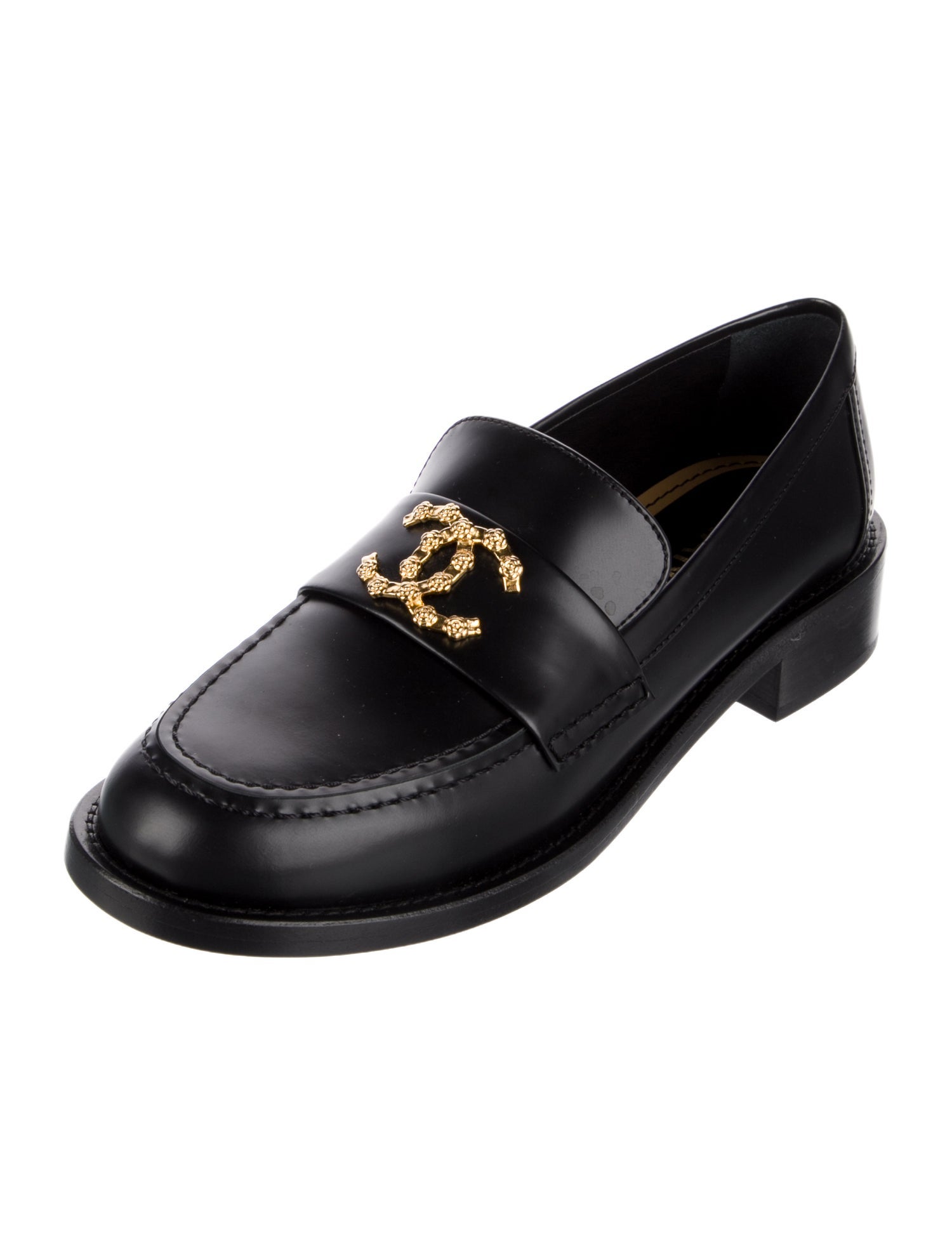 Chanel 2024 Interlocking CC Logo Loafers w/ Tags
