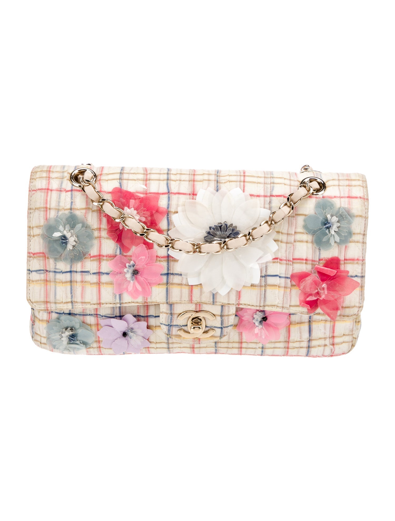 Chanel Classic Medium Flower Double Flap Bag