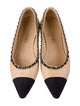Chanel 2020 Interlocking CC Logo Ballet Flats