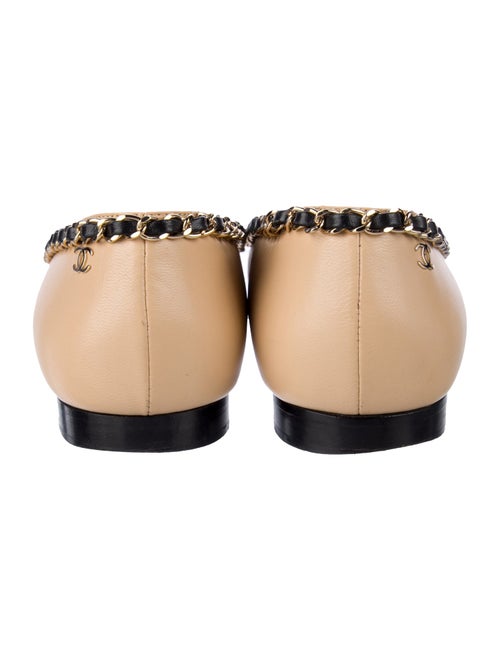 Chanel 2020 Interlocking CC Logo Ballet Flats