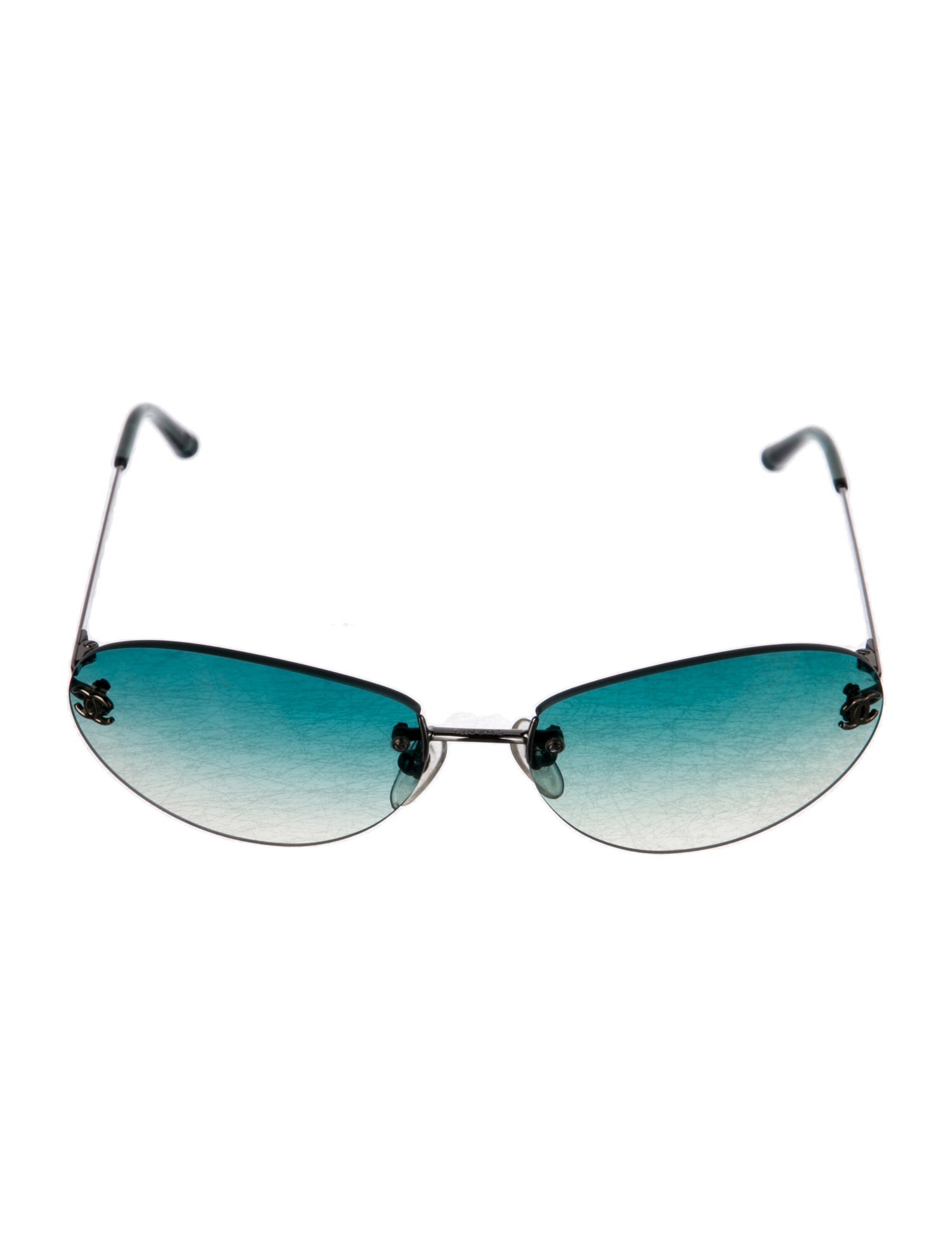 Chanel Vintage Interlocking CC Logo Sunglasses