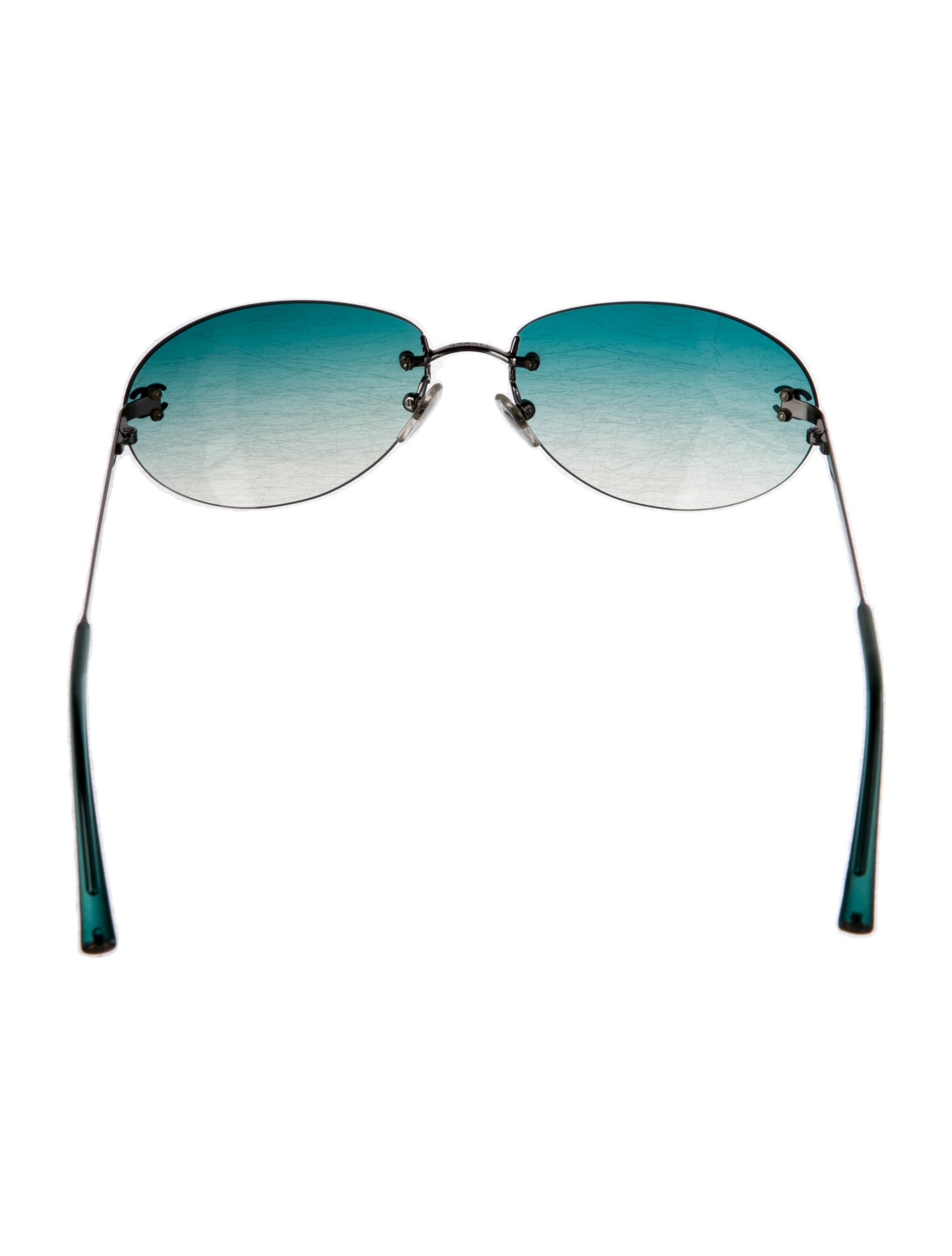 Chanel Vintage Interlocking CC Logo Sunglasses