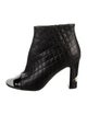 Chanel Interlocking CC Logo Leather Boots