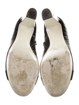 Chanel Interlocking CC Logo Leather Boots