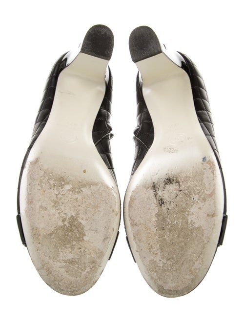 Chanel Interlocking CC Logo Leather Boots