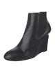Chanel Interlocking CC Logo Leather Chelsea Boots