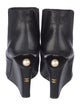 Chanel Interlocking CC Logo Leather Chelsea Boots