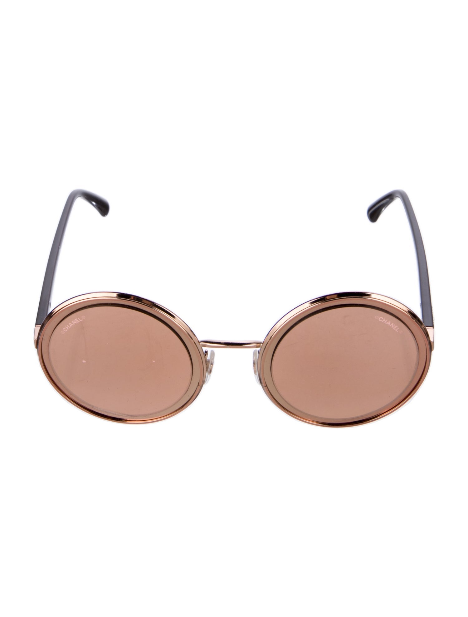 Chanel Interlocking CC Logo Round Sunglasses