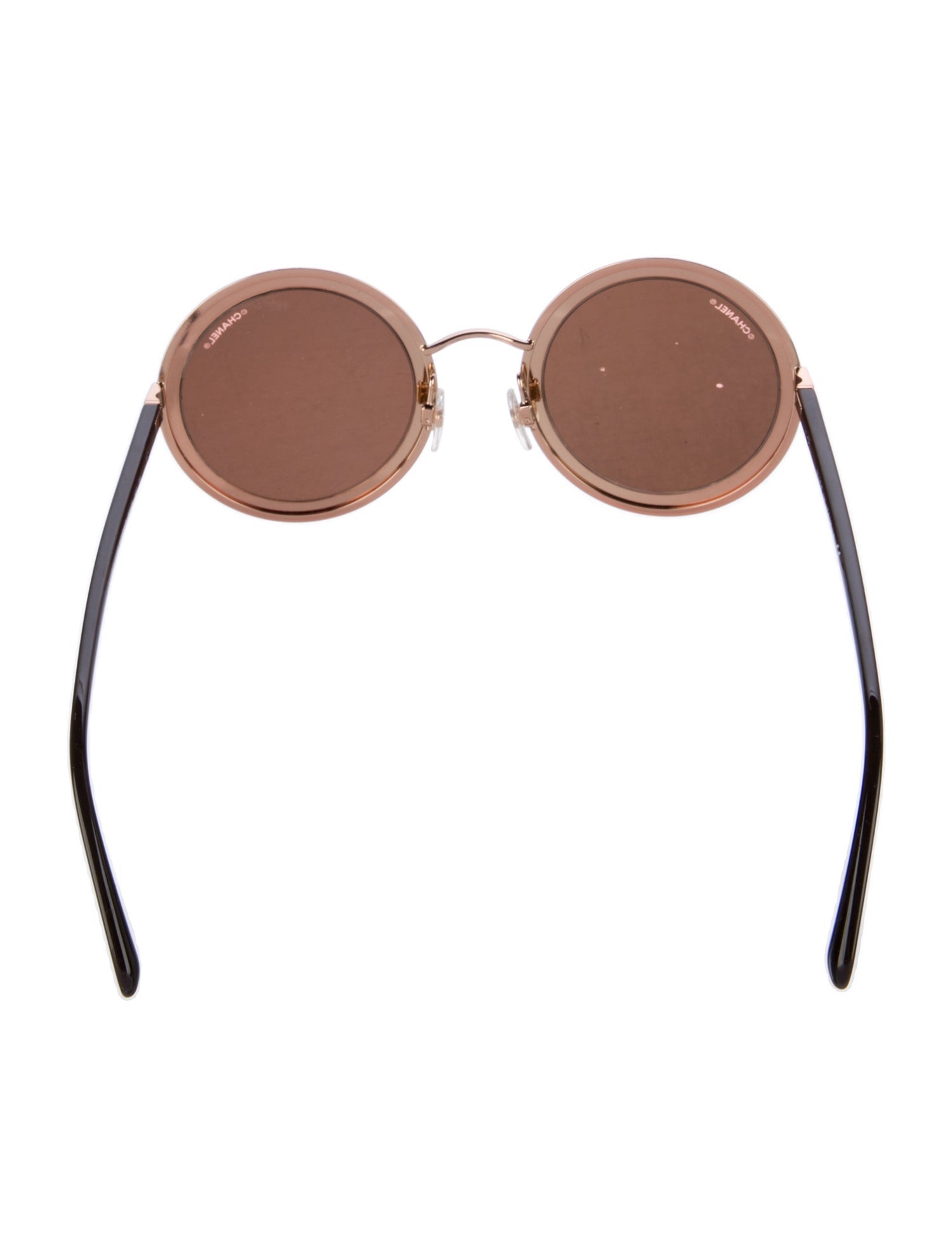 Chanel Interlocking CC Logo Round Sunglasses