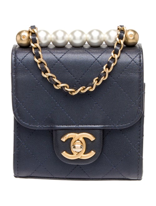 Chanel CC Chic Pearls Flap Clutch