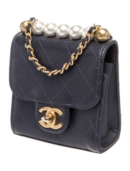 Chanel CC Chic Pearls Flap Clutch