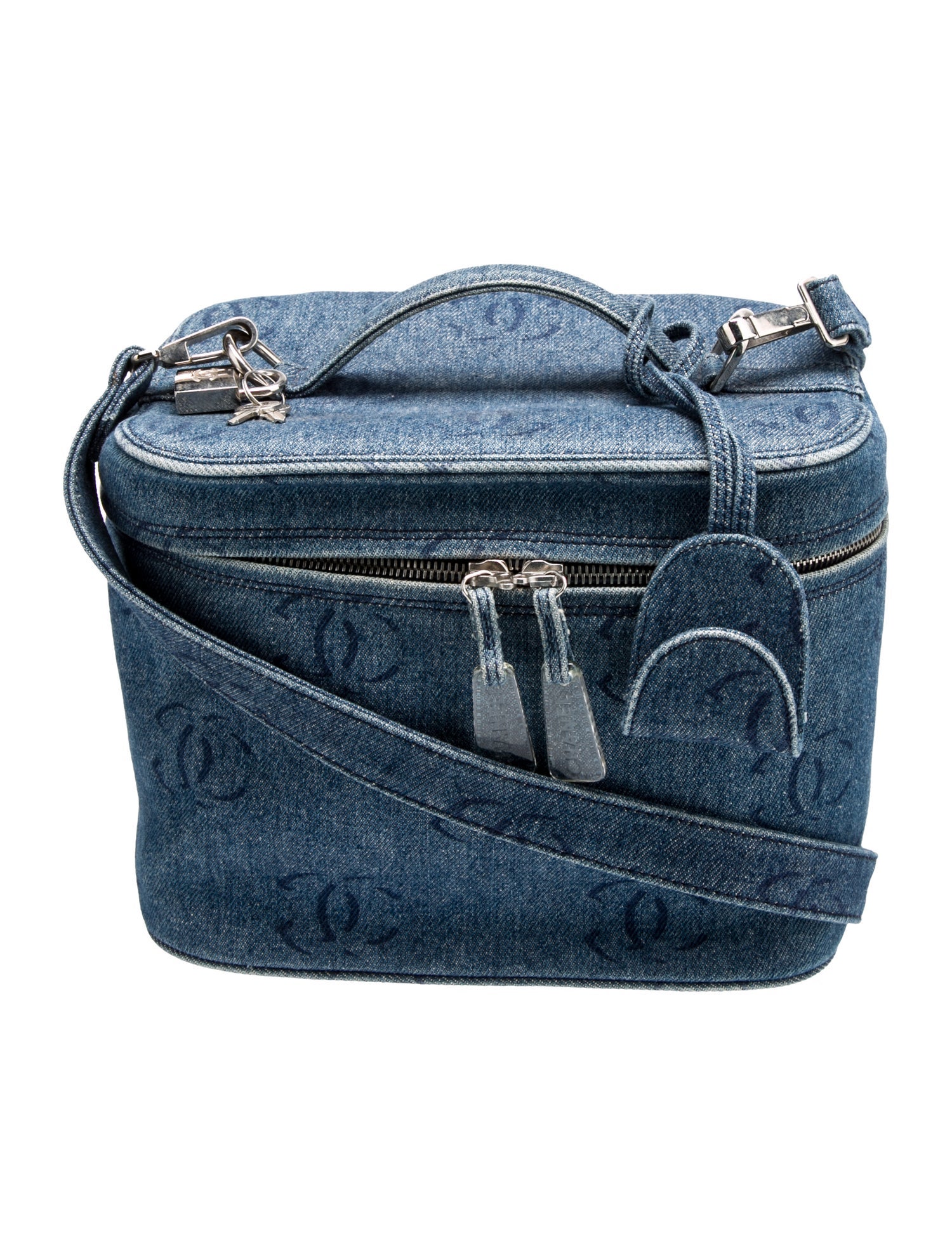 Chanel Denim CC Vanity Case