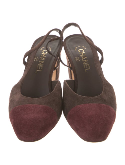 Chanel 2025 Interlocking CC Logo Slingback Pumps