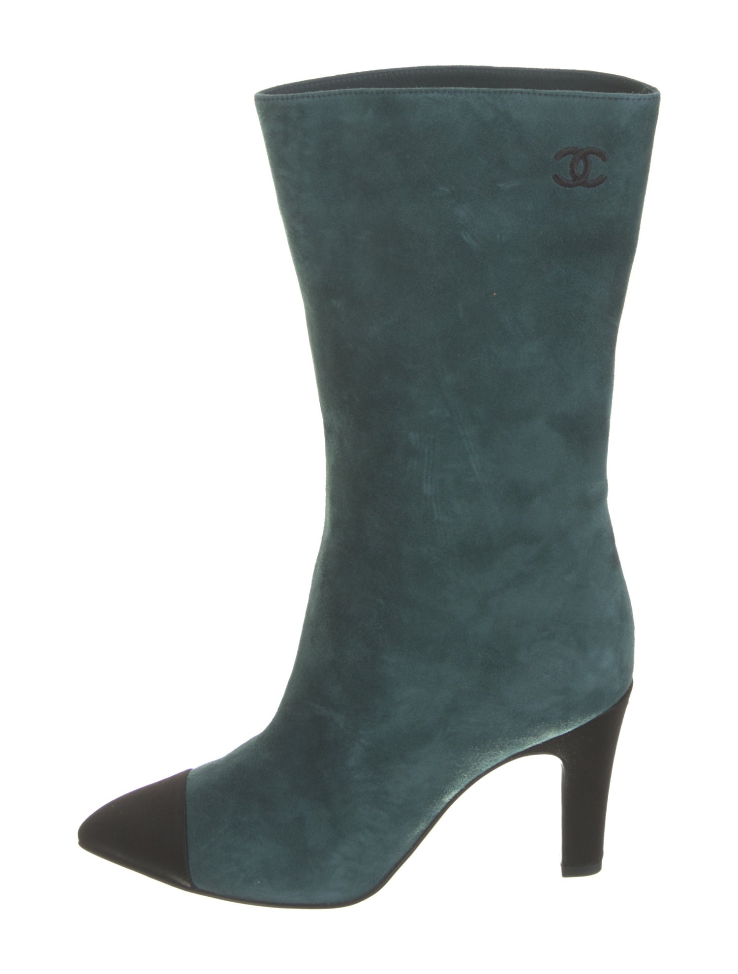 Chanel 2017 Interlocking CC Logo Boots