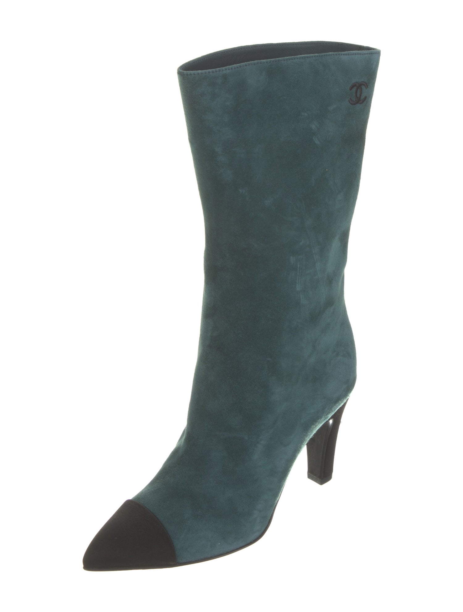 Chanel 2017 Interlocking CC Logo Boots