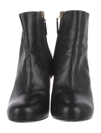 Chanel Interlocking CC Logo Leather Boots