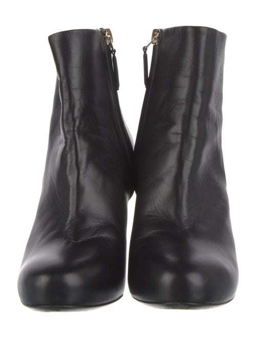 Chanel Interlocking CC Logo Leather Boots