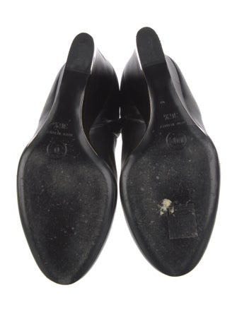 Chanel Interlocking CC Logo Leather Boots