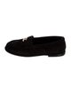 Chanel Interlocking CC Logo Suede Loafers