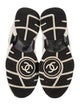 Chanel Interlocking CC Logo Leather Chunky Sneakers