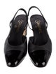 Chanel 2020 Interlocking CC Logo Slingback Pumps