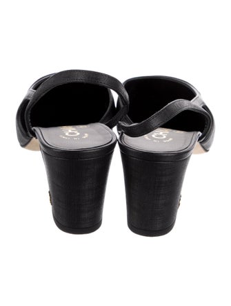 Chanel 2020 Interlocking CC Logo Slingback Pumps
