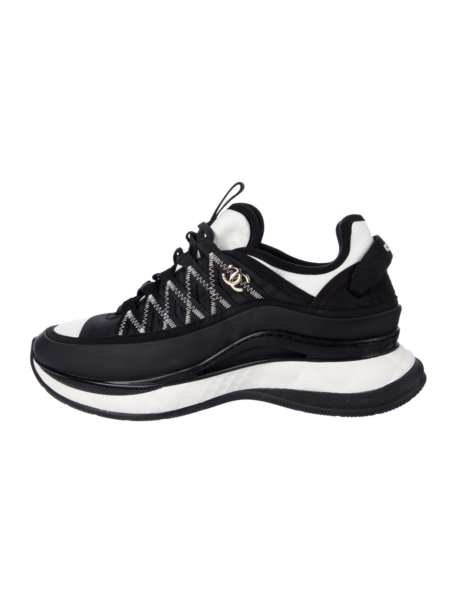 Chanel 2024 Interlocking CC Logo Athletic Sneakers