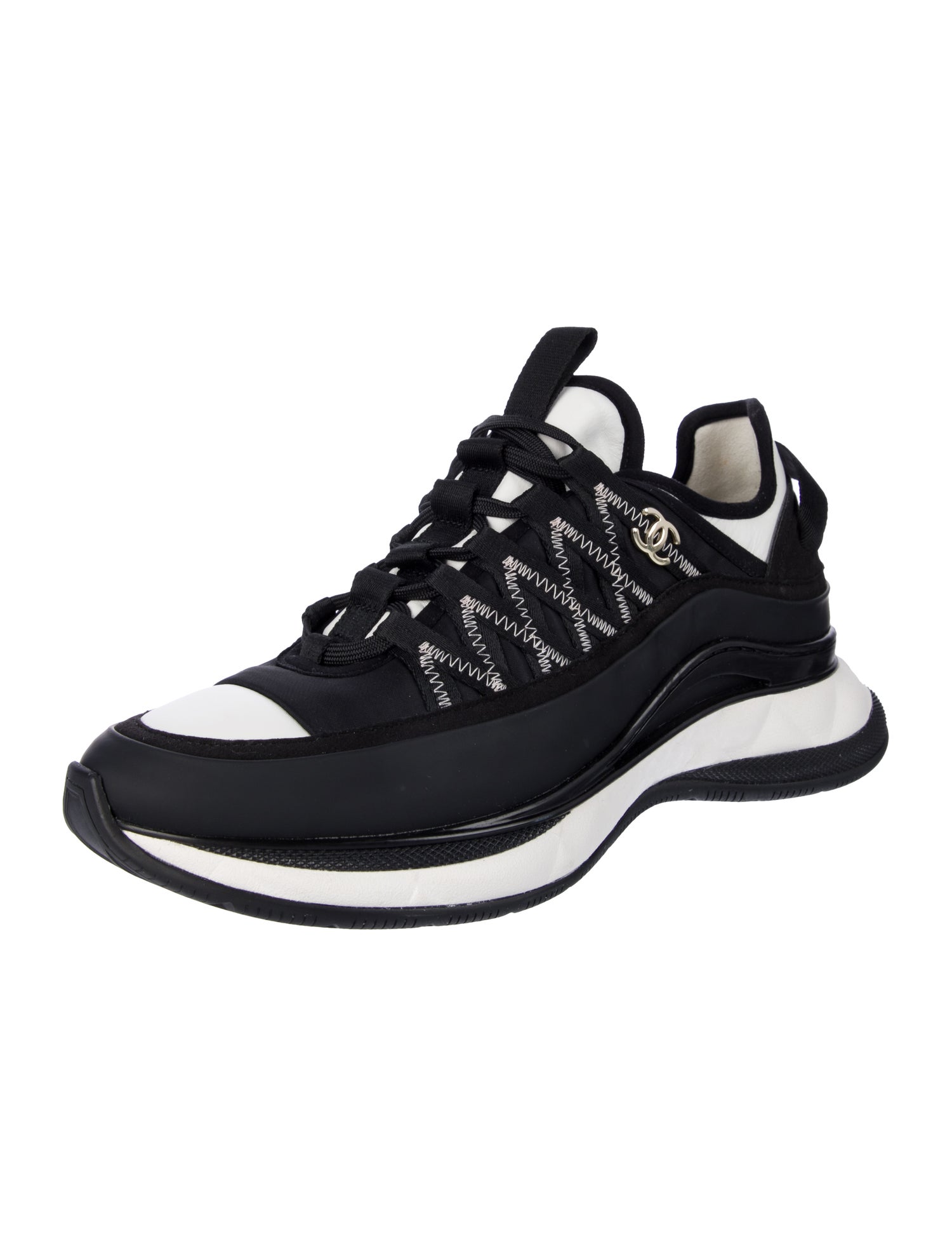 Chanel 2024 Interlocking CC Logo Athletic Sneakers