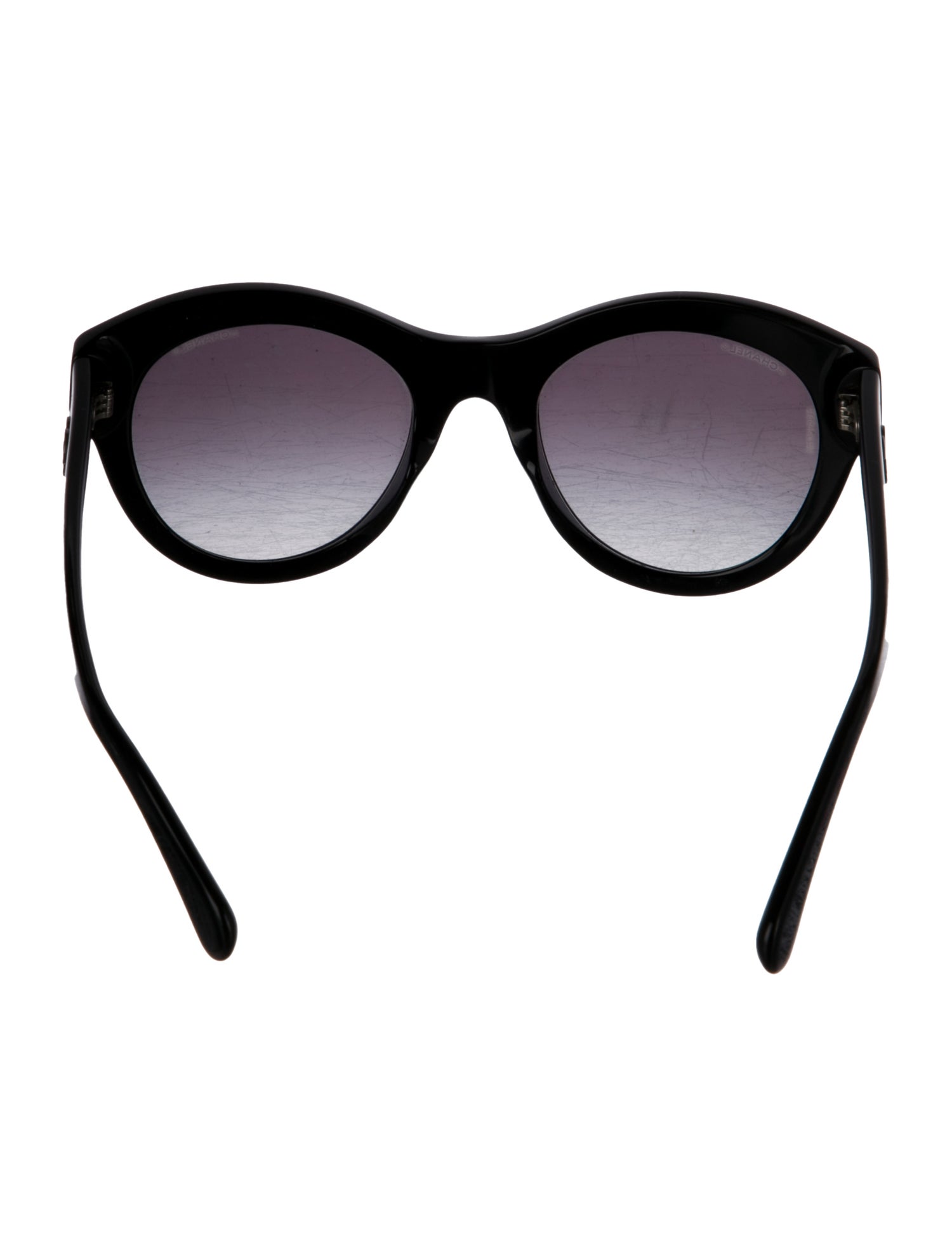 Chanel Interlocking CC Logo Cat-Eye Sunglasses