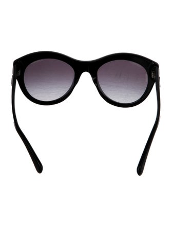 Chanel Interlocking CC Logo Cat-Eye Sunglasses