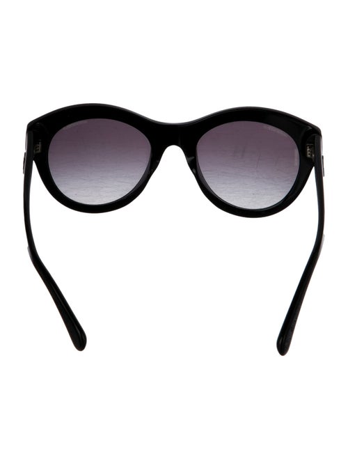 Chanel Interlocking CC Logo Cat-Eye Sunglasses