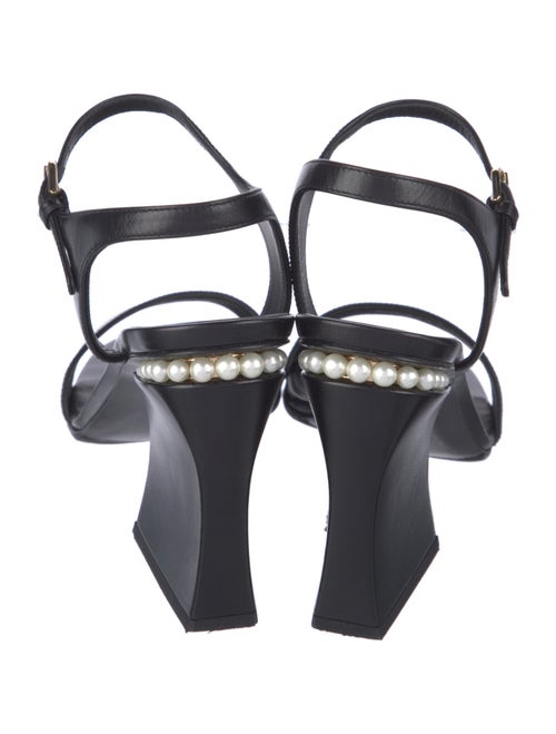 Chanel 2022 Interlocking CC Logo Slingback Sandals