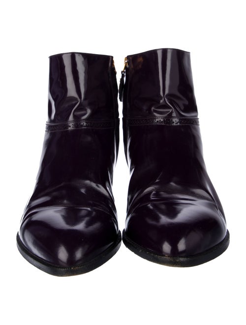 Chanel Interlocking CC Logo Leather Boots