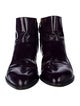 Chanel Interlocking CC Logo Leather Boots