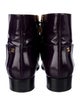 Chanel Interlocking CC Logo Leather Boots