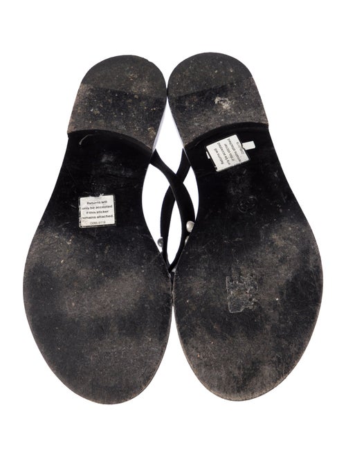 Chanel 2019 Interlocking CC Logo Flip Flops