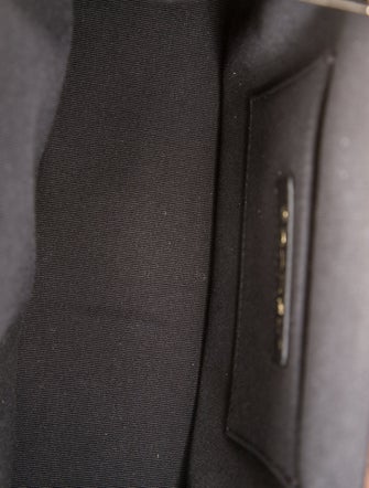 Chanel Quilted CC Kisslock Clutch w/ Chain