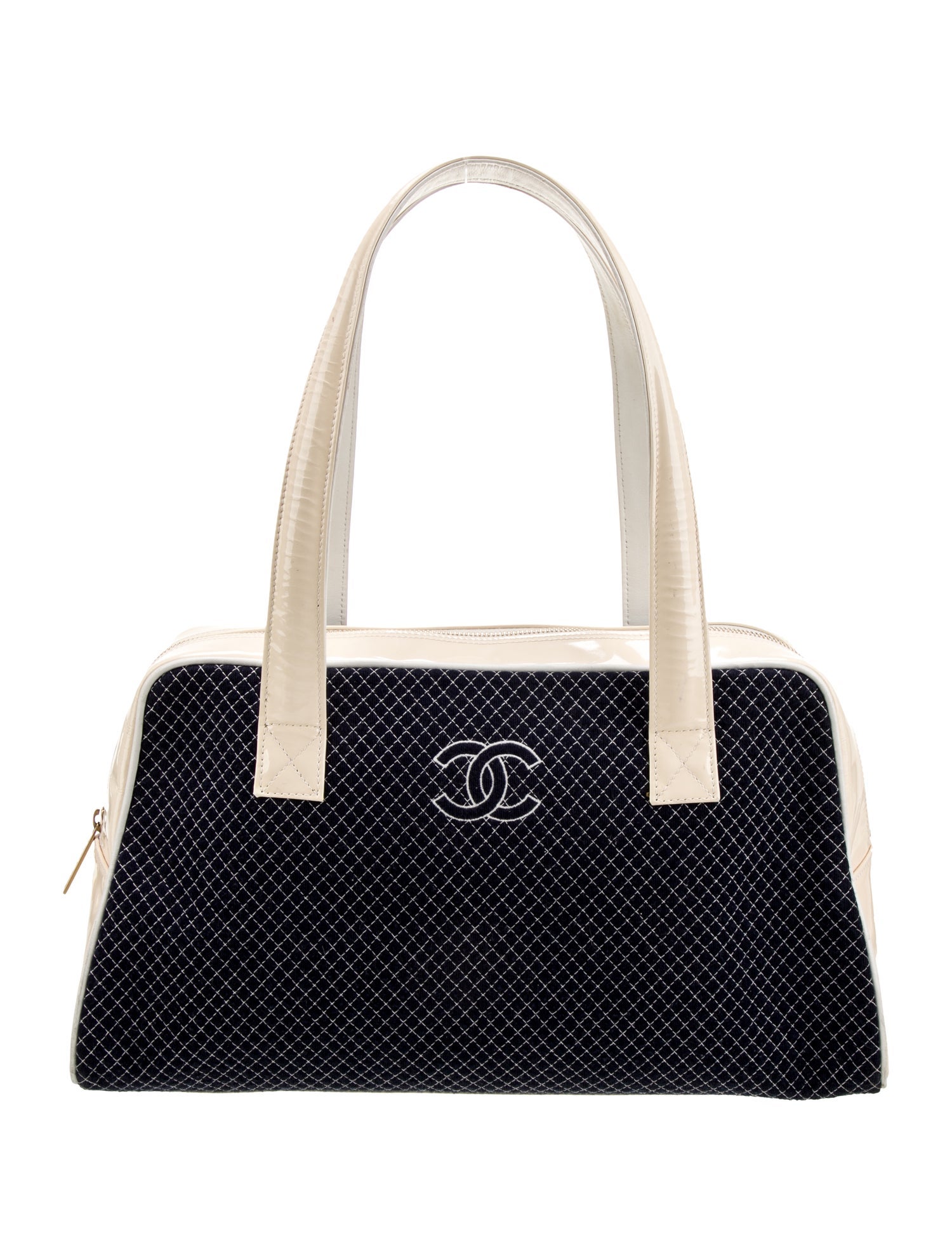 Chanel Quilted CC Bowling Bag