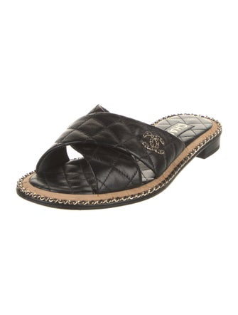 Chanel 2025 Interlocking CC Logo Slides