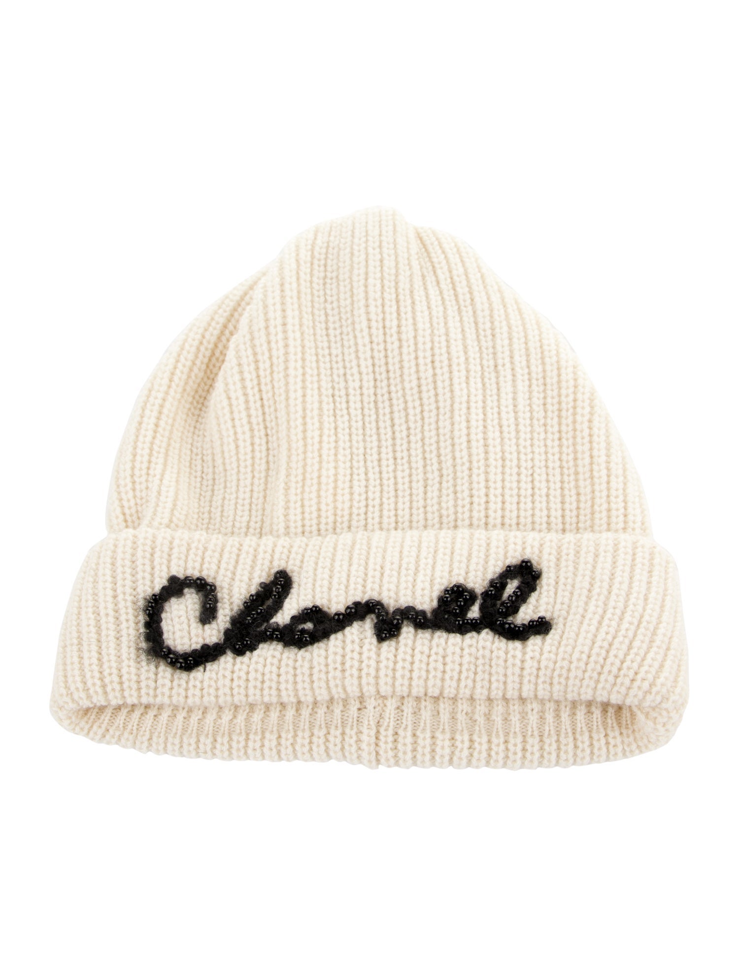 Chanel 2021 Cashmere Knit Beanie w/Tags
