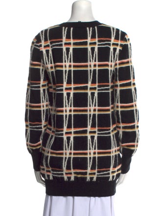 Chanel 2022 Plaid Print Sweater