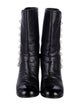 Chanel 2016 Interlocking CC Logo Moto Boots