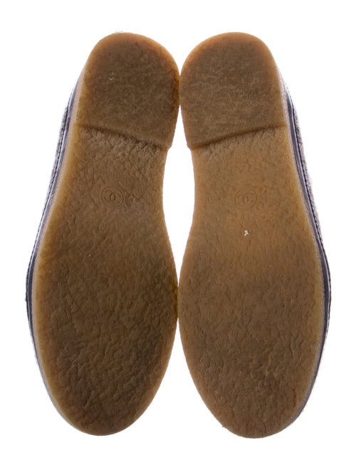 Chanel Interlocking CC Logo Tweed Sneakers