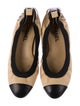 Chanel 2011 Interlocking CC Logo Ballet Flats
