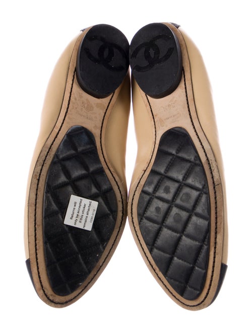 Chanel 2011 Interlocking CC Logo Ballet Flats