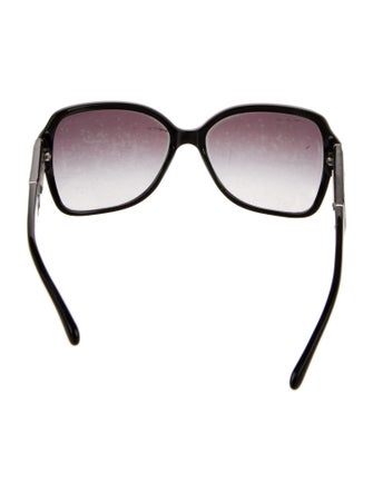 Chanel Interlocking CC Logo Oversize Sunglasses