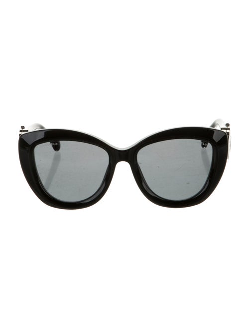 Chanel Interlocking CC Logo Cat-Eye Sunglasses